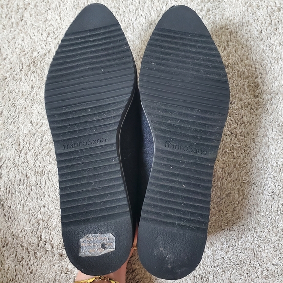 Franco Sarto Grey Suede Loafers - Women's Size 8.5, Excellent Condition - Picture 4 of 7